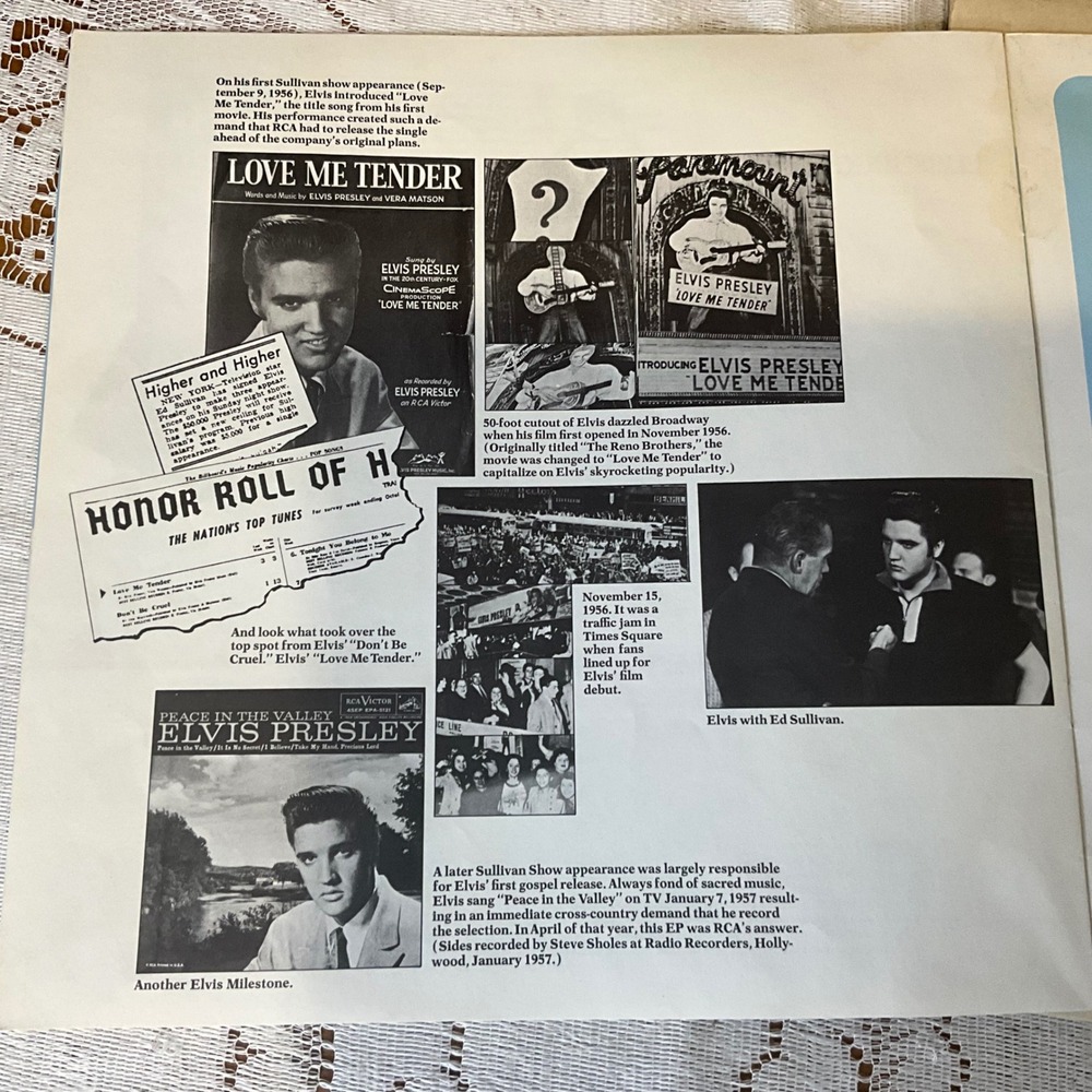 Elvis Presley A Legendary Performer Vol 1 Vinyl LP RCA CPL1-0341 with Booklet - Picture 15 of 16